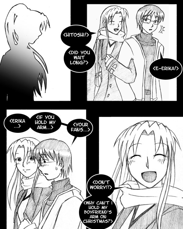 Why can't I hold my boyfriend's arm on Christmas?